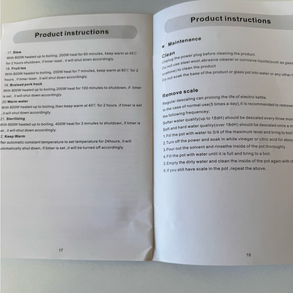 Multi-Function Kettle - Black Glass Teapot - Picture 16 of 16